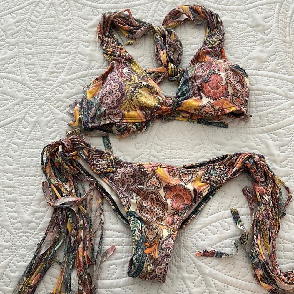 Victoria Secret Paisley Bikini Set
